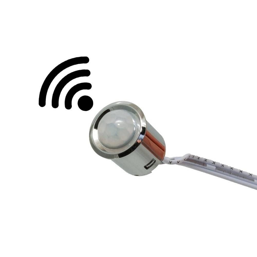 KIT MINI INTERRUTTORE SENSORE MOVIMENTO INFRAROSSI 12V 24V PIR 100W STRISCE LUCI LED in Rilevatori di movimento Trade Shop italia - Napoli, commercioVirtuoso.it