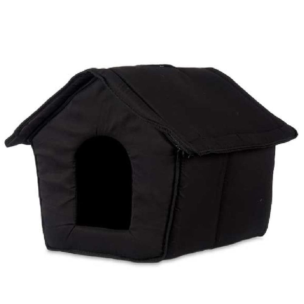 Casetta Pieghevole per Animali Domestici in Tessuto Nero 47x46x40cm Cani e Gatti in Casette per cani Danyx - Casoria, commercioVirtuoso.it