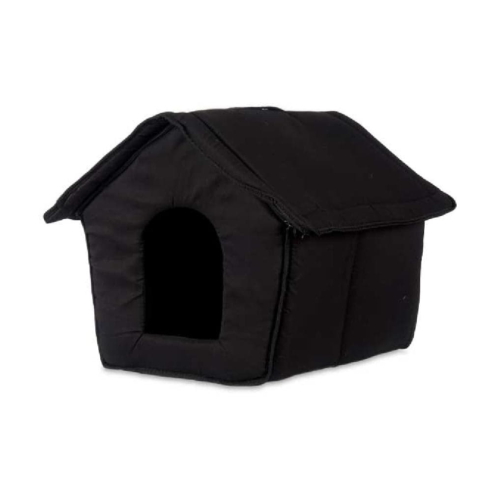 Casetta Pieghevole per Animali Domestici in Tessuto Nero 43x43x36cm Cani e Gatti in Casette per cani Danyx - Casoria, commercioVirtuoso.it