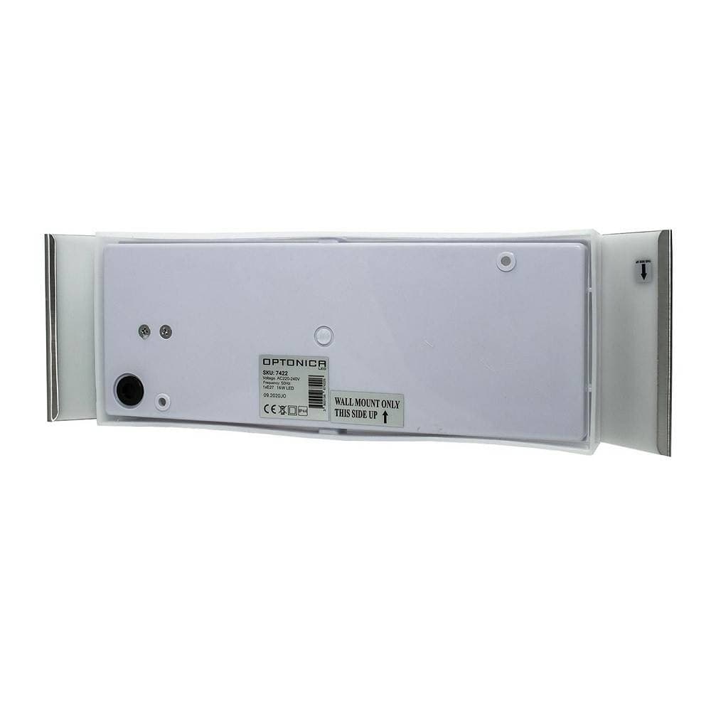 APPLIQUE LED ESTERNO LAMPADA E27 LUCE MODERNA PARETE MURO GIARDINO CORTILE S101-A in Lampade da parete Trade Shop italia - Napoli, commercioVirtuoso.it