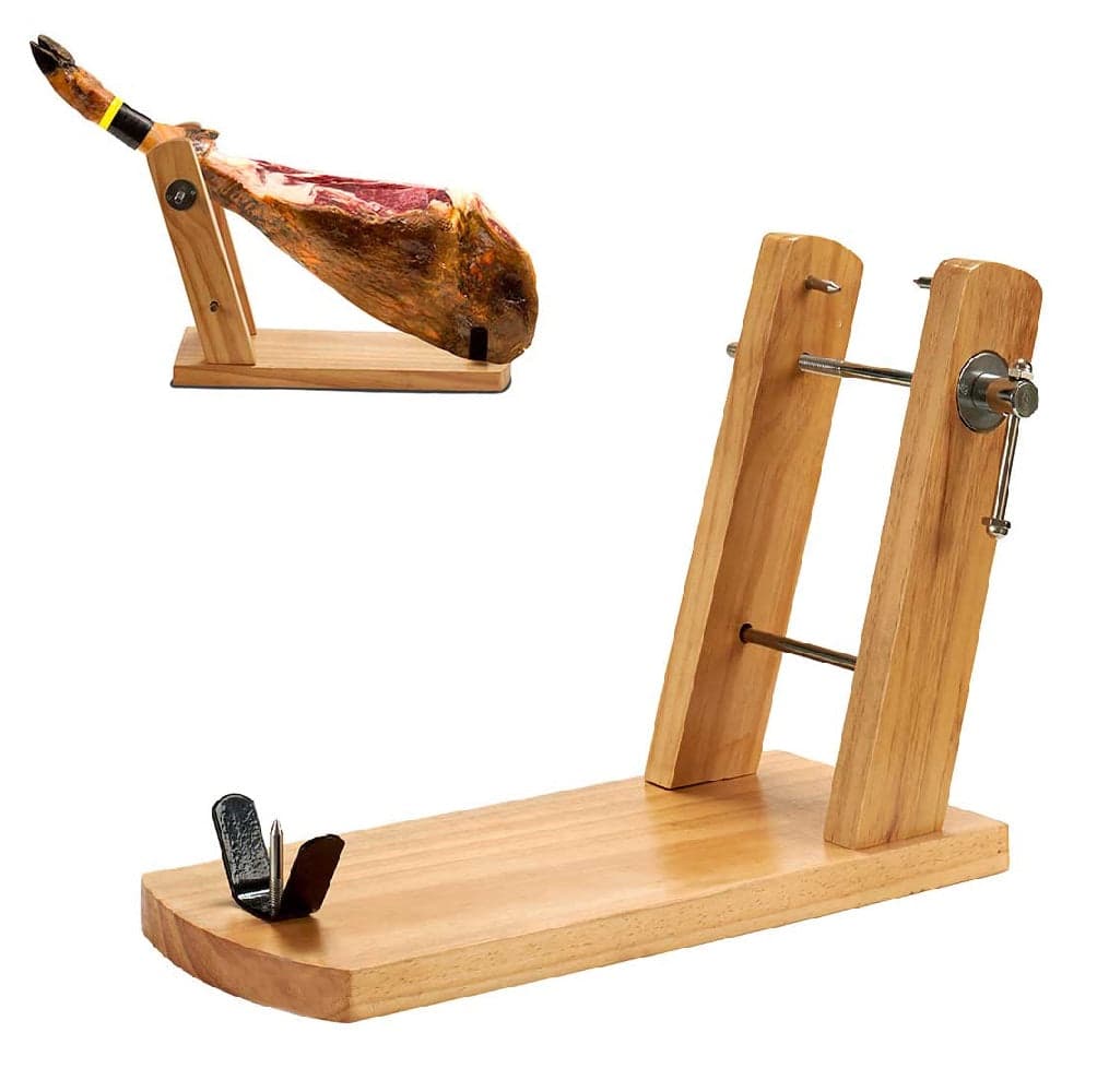 Porta Prosciutto in Legno Stile Iberico per Crudo Serrano Italiano 44.5x22.5x31cm in Portaprosciutto Danyx - Casoria, commercioVirtuoso.it