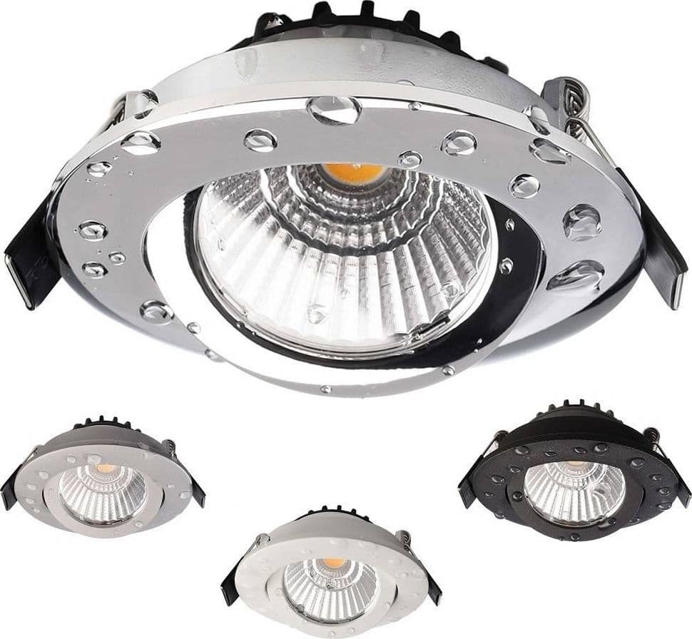 FARETTO INCASSO TONDO SLIM LUCE SOFFITTO BOX DOCCIA LED 8W ORIENTABILE DIMMERABILE in Faretti da soffitto Trade Shop italia - Napoli, commercioVirtuoso.it