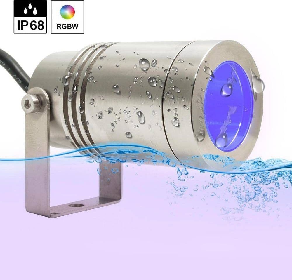 MINI FARETTO LED 24V IP68 RGB 4000K STAFFA ORIENTABILE 8W DMX RGBW LUCE GIARDINO in Fari per illuminazione palco Trade Shop italia - Napoli, commercioVirtuoso.it