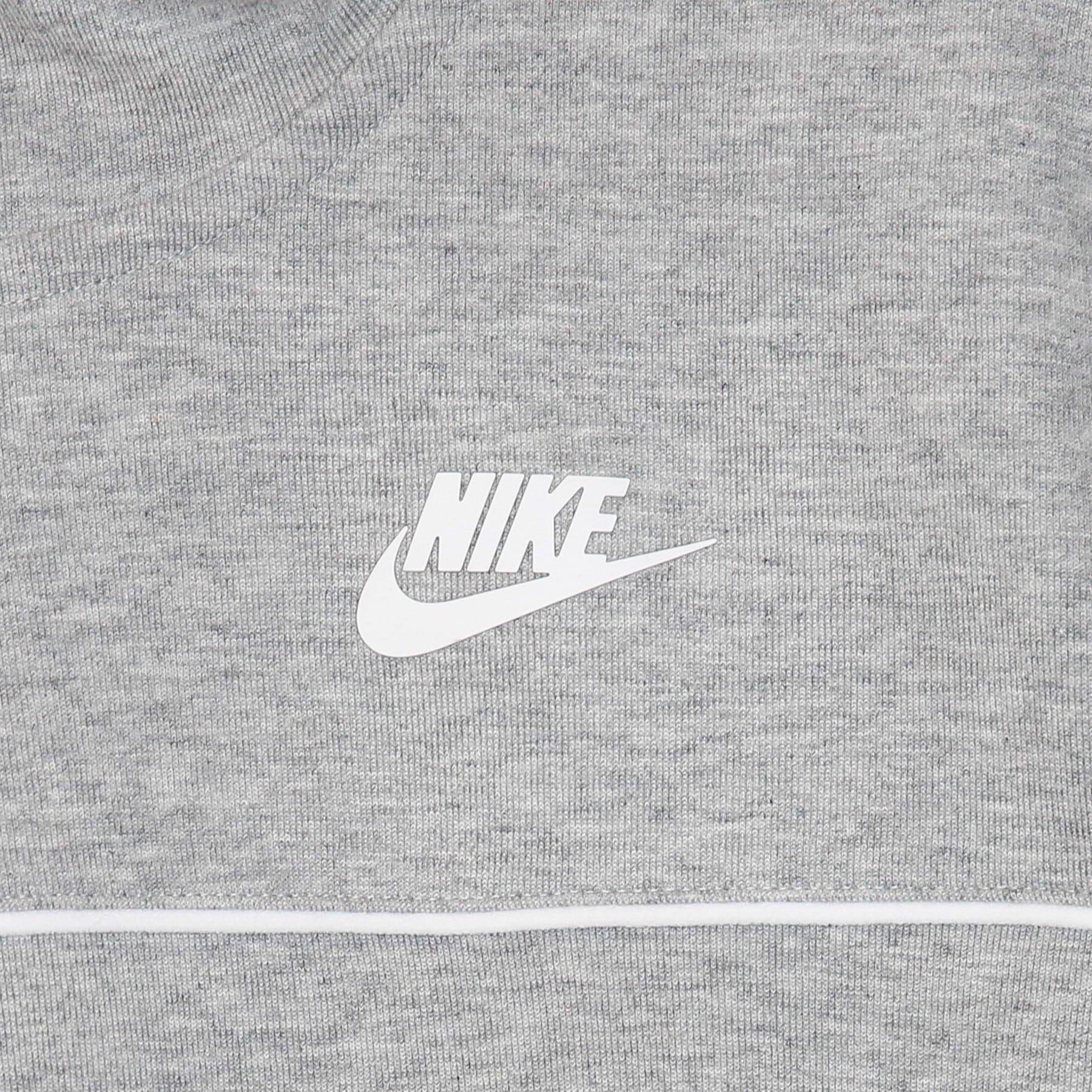 Nike Felpa Leggera Cappuccio Zip Donna W Sportswear Millenium Essential Fleece Full-zip Hoodie Dk Grey Heather/white da donna in Felpe con cappuccio Drestige - Casamassima, commercioVirtuoso.it