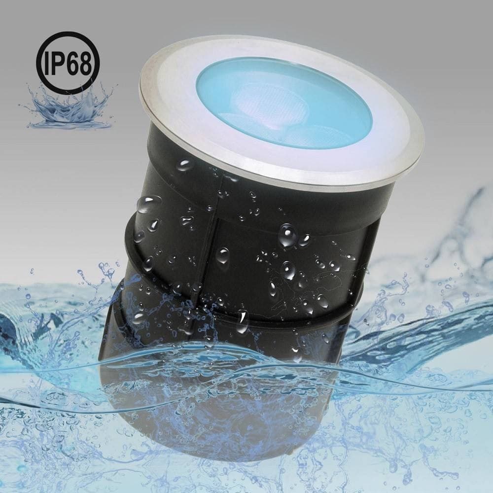 FARETTO LED 24V RGBW CALPESTABILE INCASSO 65MM IP68 SEGNAPASSI 9 W RGB 4000K DMX in Luci per sentieri Trade Shop italia - Napoli, commercioVirtuoso.it
