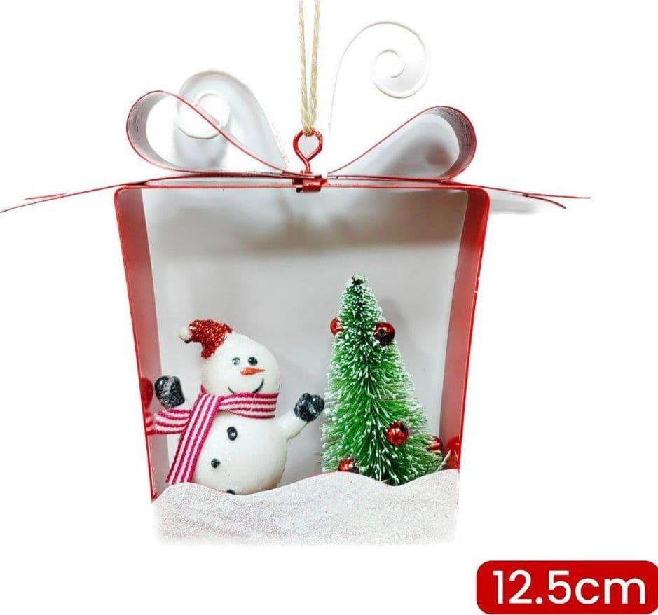 DECORAZIONE NATALIZIA ALBERO DI NATALE APPENDINO PUPAZZO DI NEVE DIM. 12.5CM in Ciondoli e pendenti Trade Shop italia - Napoli, commercioVirtuoso.it