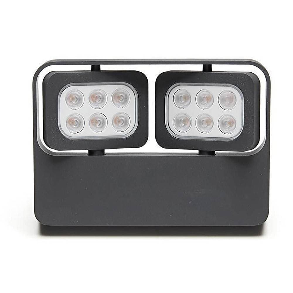FARETTO LED 12W DOPPIO DIFFUSORE ORIENTABILE FARO STAFFA IP65 LUCE ESTERNI GIARDINO in Proiettori Trade Shop italia - Napoli, commercioVirtuoso.it