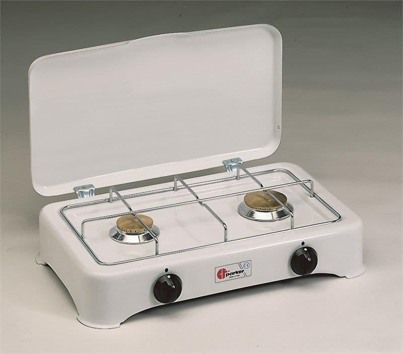 PARKER FORNELLO A GAS 2 FUOCHI - gas metano Cm.48 x 29 x 12 in prodotto EuroStore07 - Alatri, commercioVirtuoso.it