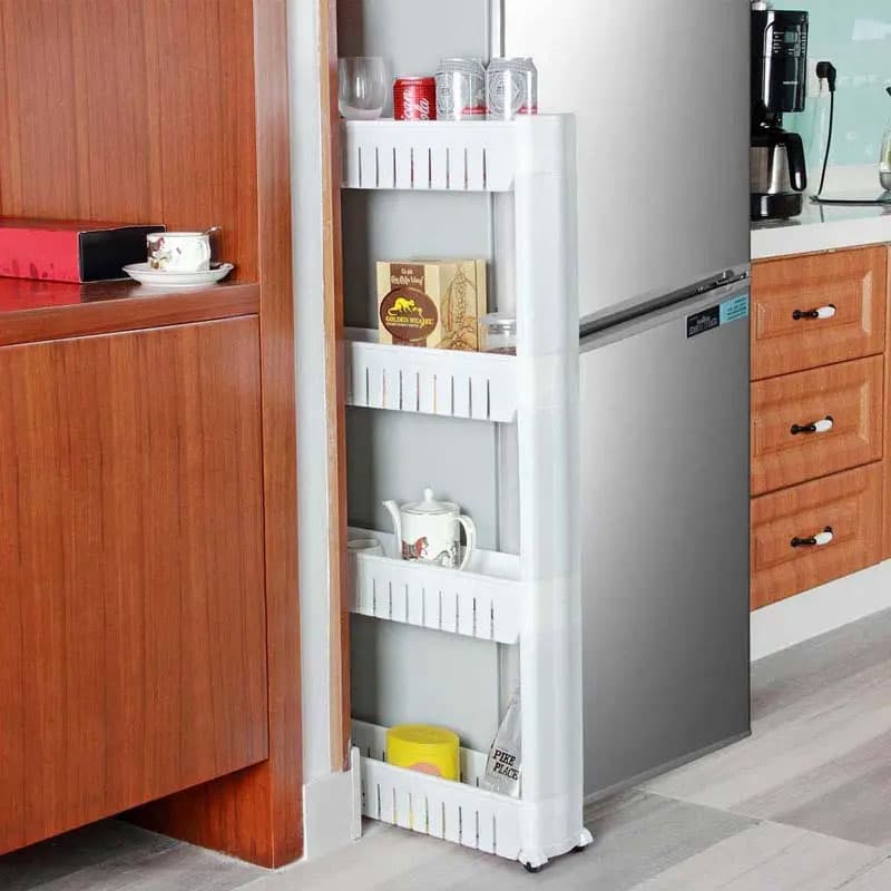 Carrellino Cucina Bagno Slim Salvaspazio 54.5x12.5 H 102.5cm Carrellino Porta Tutto in Carrelli porta oggetti Danyx - Casoria, commercioVirtuoso.it