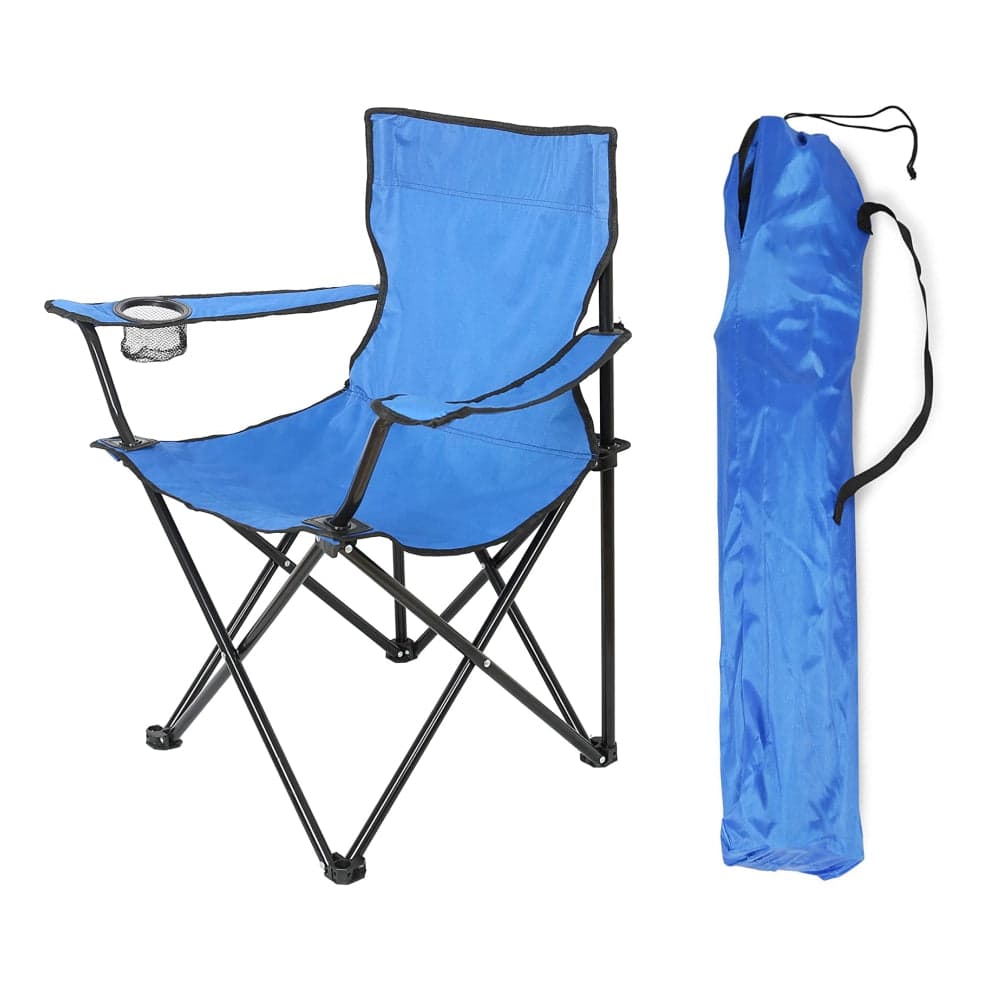 2pz Sedia Campeggio Portatile Pieghevole Telo Oxford Sacca con Maniglia H90cm Blu in Sedie Danyx - Casoria, commercioVirtuoso.it