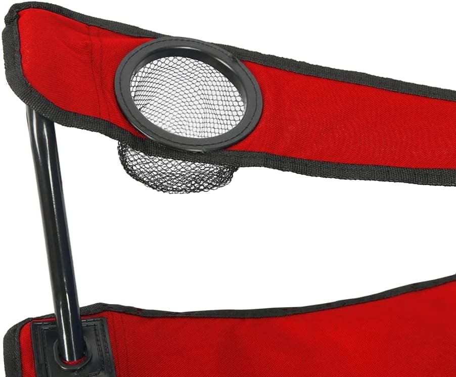 2pz Sedia Campeggio Portatile Pieghevole Telo Oxford Sacca con Maniglia H90cm Rosso in Sedie Danyx - Casoria, commercioVirtuoso.it