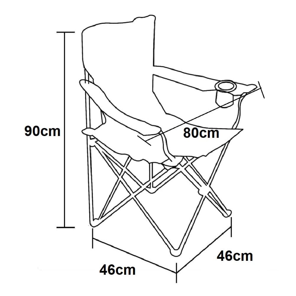 2pz Sedia Campeggio Portatile Pieghevole Telo Oxford Sacca con Maniglia H90cm Grigio in Sedie Danyx - Casoria, commercioVirtuoso.it