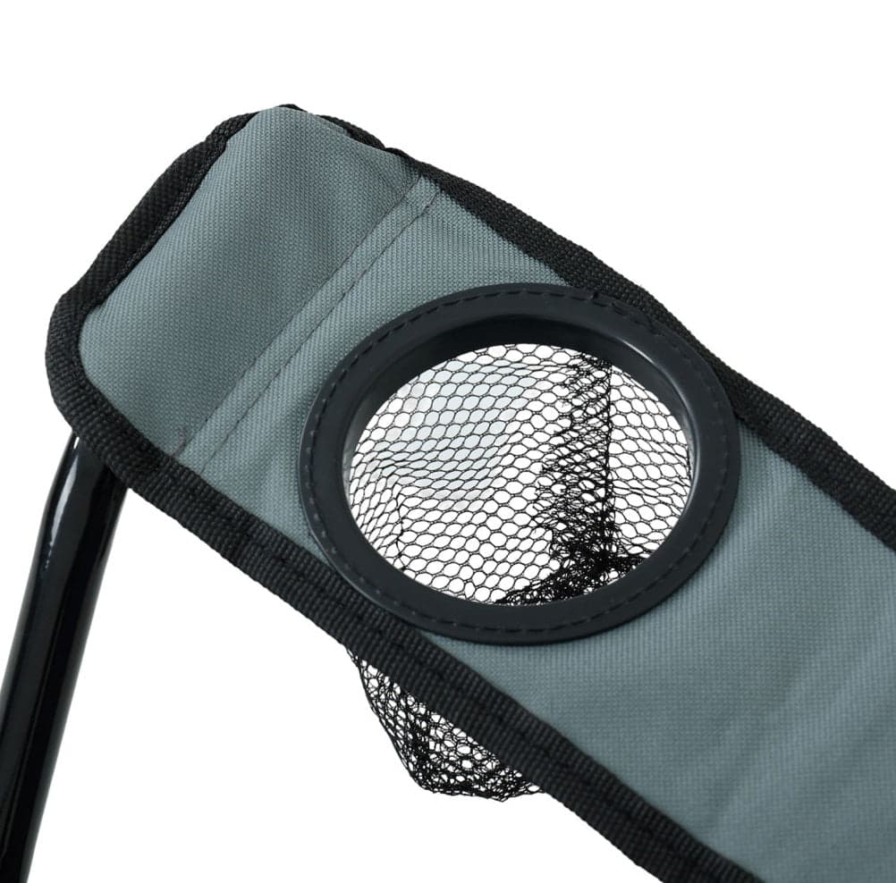 2pz Sedia Campeggio Portatile Pieghevole Telo Oxford Sacca con Maniglia H90cm Grigio in Sedie Danyx - Casoria, commercioVirtuoso.it