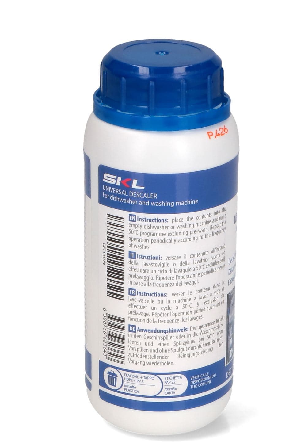 DECALCIFICANTE PROFESSIONALE POLVERE LAVASTOVIGLIE LAVATRICE 200 GR. DET105UN in prodotto EuroStore07 - Alatri, commercioVirtuoso.it