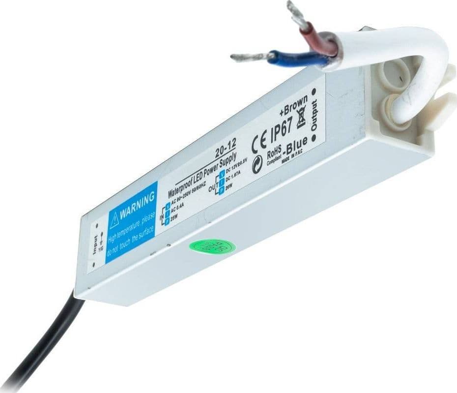ALIMENTATORE SLIM 20W TRASFORMATORE IMPERMEABILE STRISCE LED LAMPADE TELECAMERE in Trasformatori Trade Shop italia - Napoli, commercioVirtuoso.it