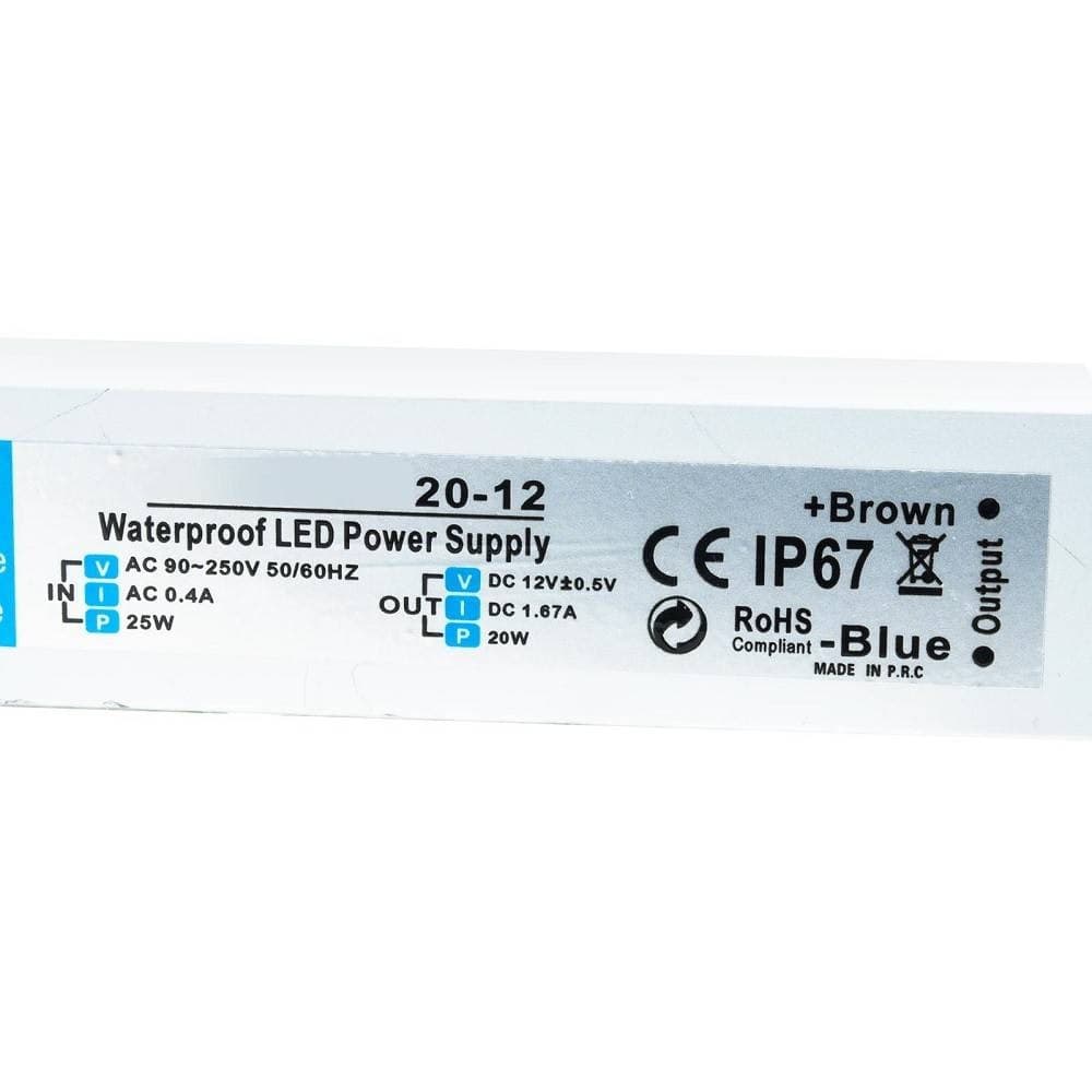 ALIMENTATORE SLIM 20W TRASFORMATORE IMPERMEABILE STRISCE LED LAMPADE TELECAMERE in Trasformatori Trade Shop italia - Napoli, commercioVirtuoso.it