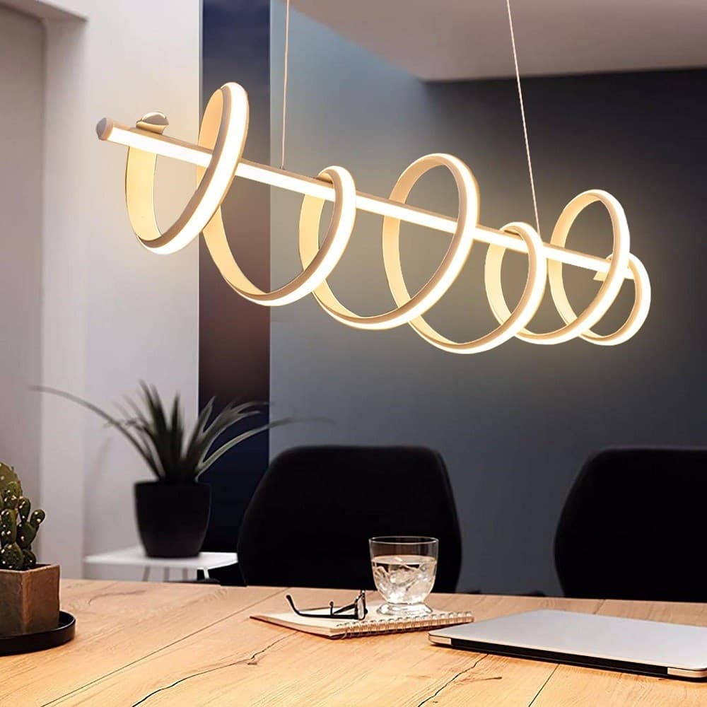 LAMPADARIO MODERNO PENDENTE 60 W BARRA LUCE 3000K 4000K 6000K DOPPIO LED A68-B in Lampade a sospensione Trade Shop italia - Napoli, commercioVirtuoso.it