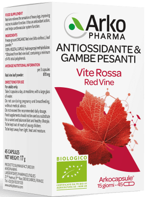 Arkopharma vite rossa bio 45 compresse