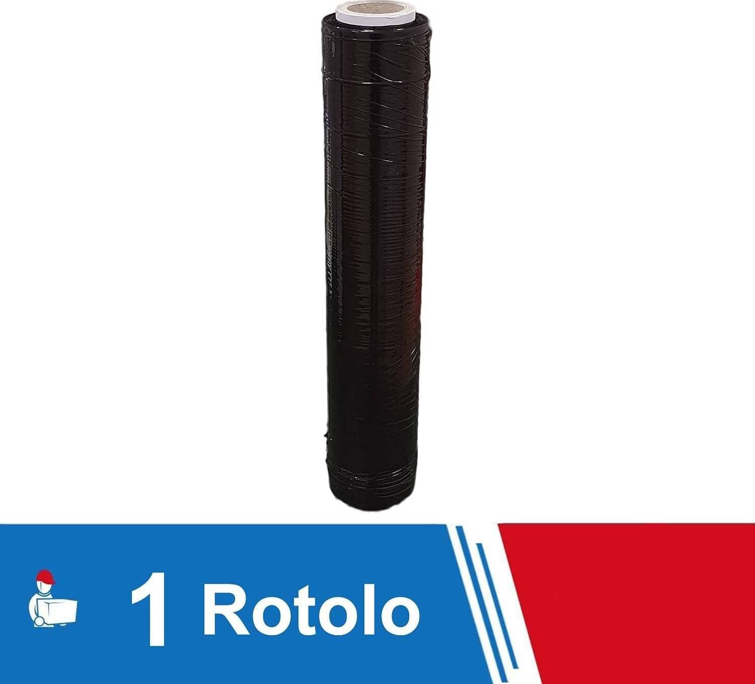 FILM ESTENSIBILE PELLICOLA NERA ROTOLO MANUALE PER IMBALLAGGI 160MX23MYX50CM in Pellicole estensibili Trade Shop italia - Napoli, commercioVirtuoso.it