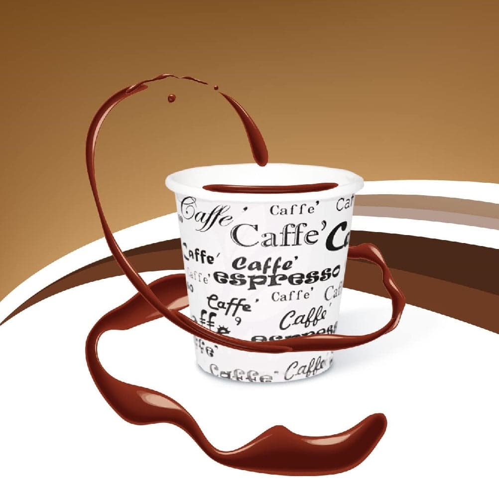 Bicchieri Caffe Carta 75ml Maxi Scorta 2000pz 100% Biodegradabili Made in Italy in Bicchieri Danyx - Casoria, commercioVirtuoso.it