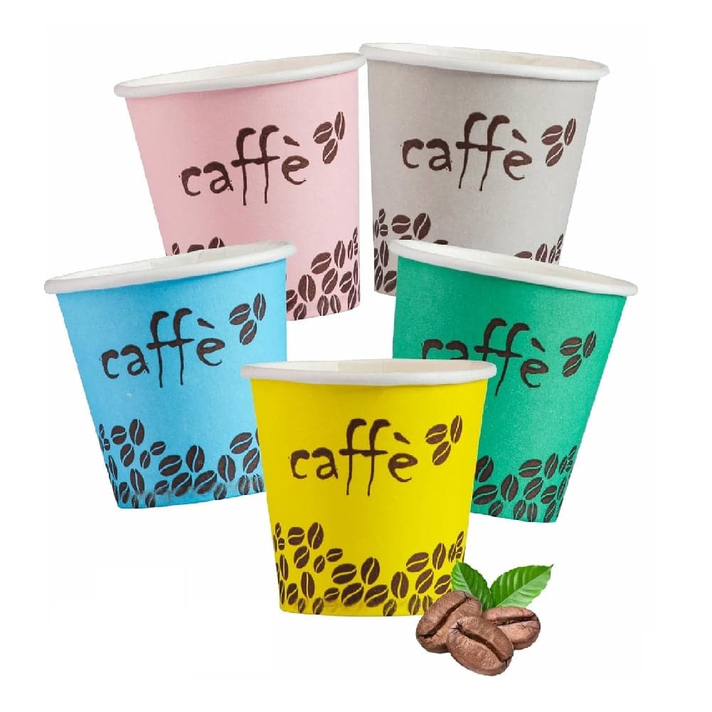 Bicchieri Caffe Carta 75ml Maxi Scorta 2000pz 100% Biodegradabili Made in Italy in Bicchieri Danyx - Casoria, commercioVirtuoso.it