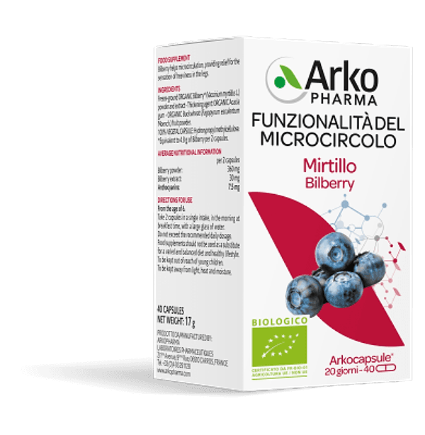 Arkopharma Mirtillo 40 capsule