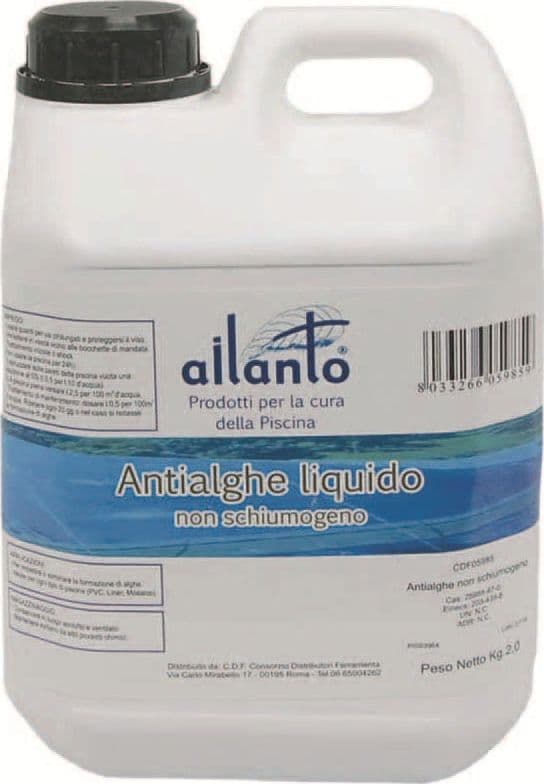ANTIALGHE IGENIZZANTE NO SCHIUMA LT 10 SUPERCONCENTRATO PISCINA GIARDINO 417396 in prodotto EuroStore07 - Alatri, commercioVirtuoso.it