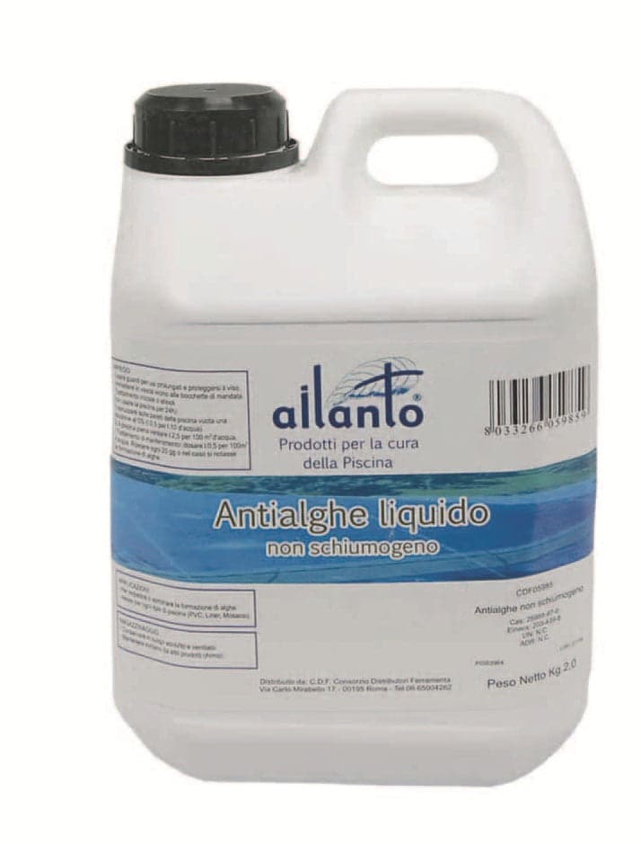 ANTIALGHE IGENIZZANTE NO SCHIUMA LT 10 SUPERCONCENTRATO PISCINA GIARDINO 417396 in prodotto EuroStore07 - Alatri, commercioVirtuoso.it