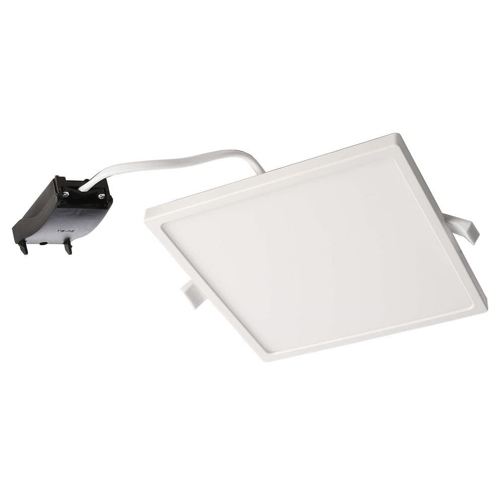 PLAFONIERA QUADRATA INCASSO FARETTO LED 12W PANNELLO INTERNI SOFFITTO LUCE CALDA in Plafoniere Trade Shop italia - Napoli, commercioVirtuoso.it
