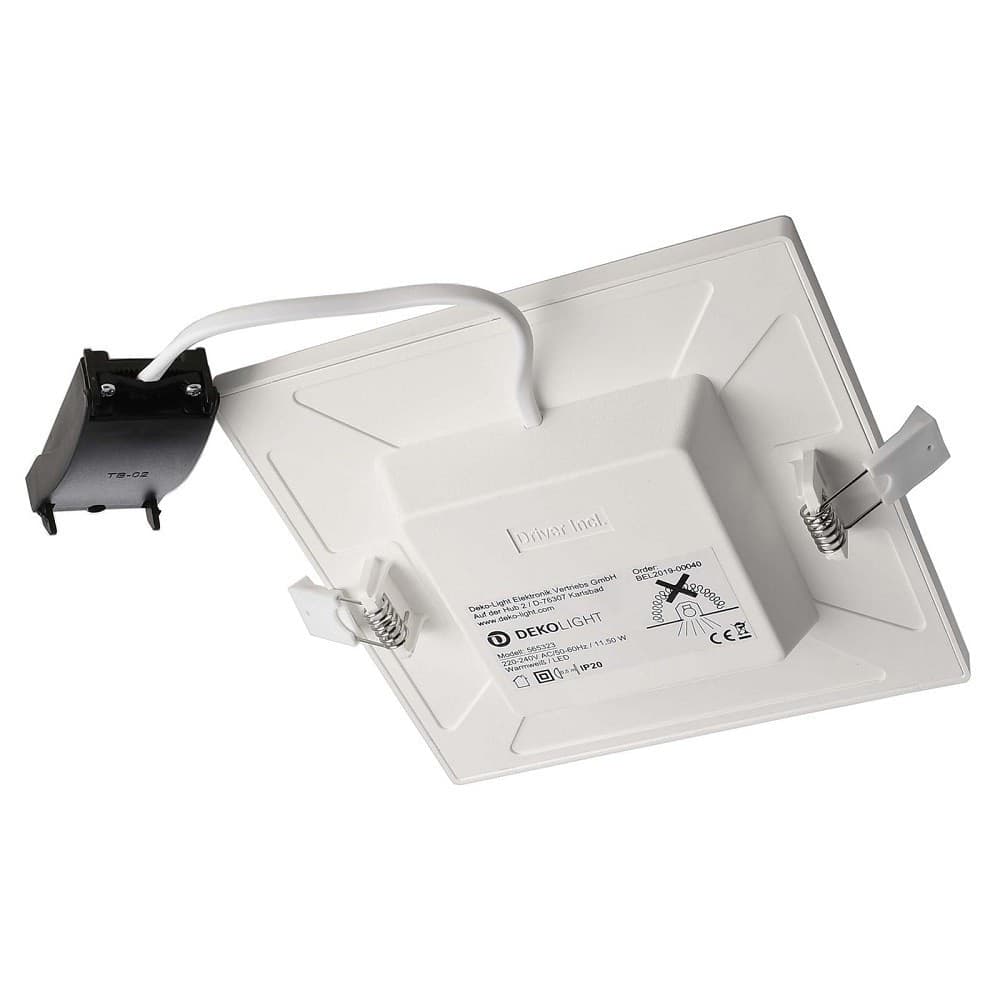 PLAFONIERA QUADRATA INCASSO FARETTO LED 12W PANNELLO INTERNI SOFFITTO LUCE CALDA in Plafoniere Trade Shop italia - Napoli, commercioVirtuoso.it