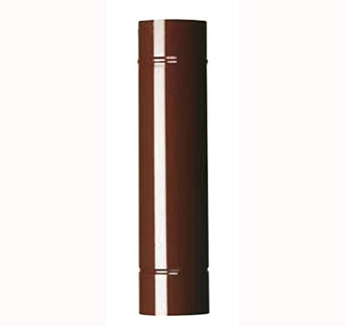 TUBO SMALTATO DIAM.CM 13 X CM 100 LUNGO PORCELLANATO STUFA MARRONE - DF 701444 in prodotto EuroStore07 - Alatri, commercioVirtuoso.it