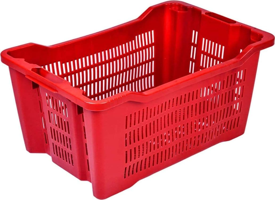 6 Cassette Impilabili Sovrapponibili Semichiuse Raccolta Di Olive, Pomodori, 40 L - FER in prodotto EuroStore07 - Alatri, commercioVirtuoso.it