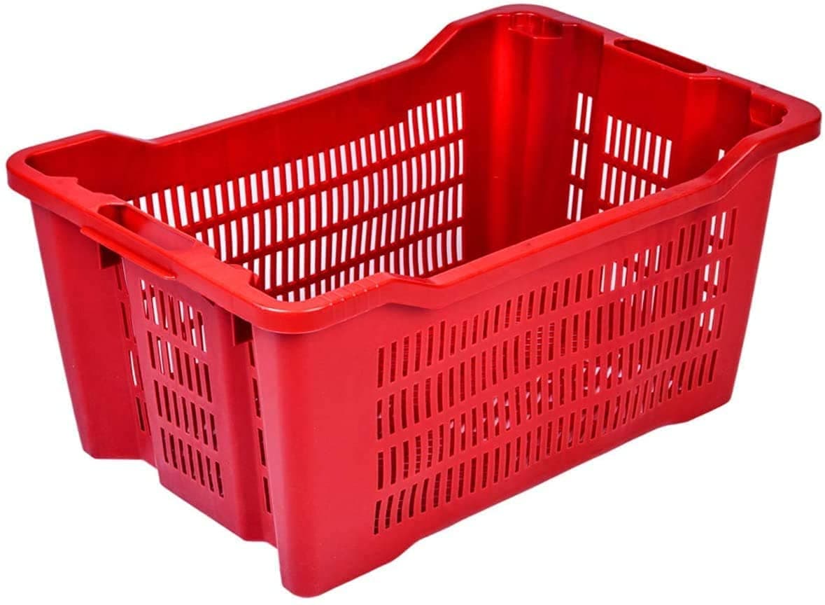 6 Cassette Impilabili Sovrapponibili Semichiuse Raccolta Di Olive, Pomodori, 40 L - FER in prodotto EuroStore07 - Alatri, commercioVirtuoso.it