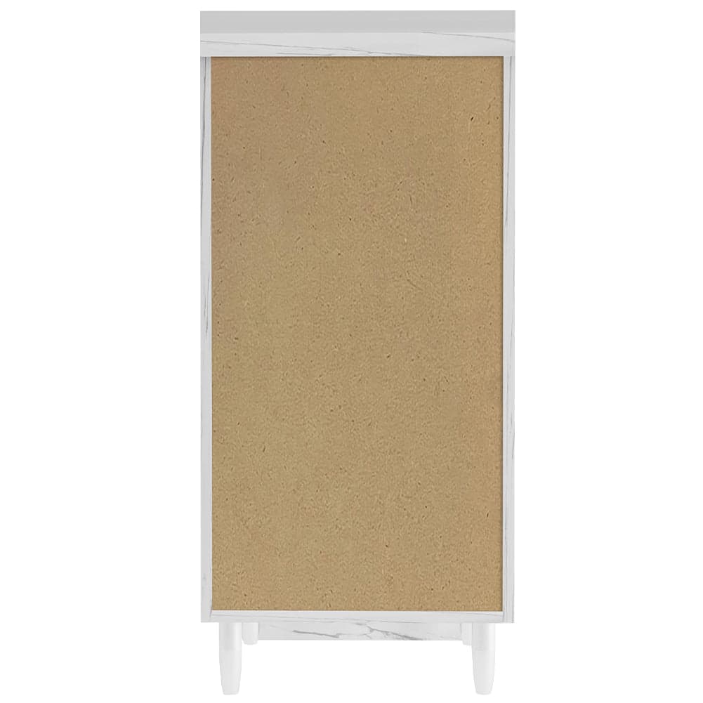 Mobile Base Cucina Componibile Minimal Bianco Effetto Marmo 1 Anta e 2 Scomparti in Moduli componibili Esplodia - Napoli, commercioVirtuoso.it