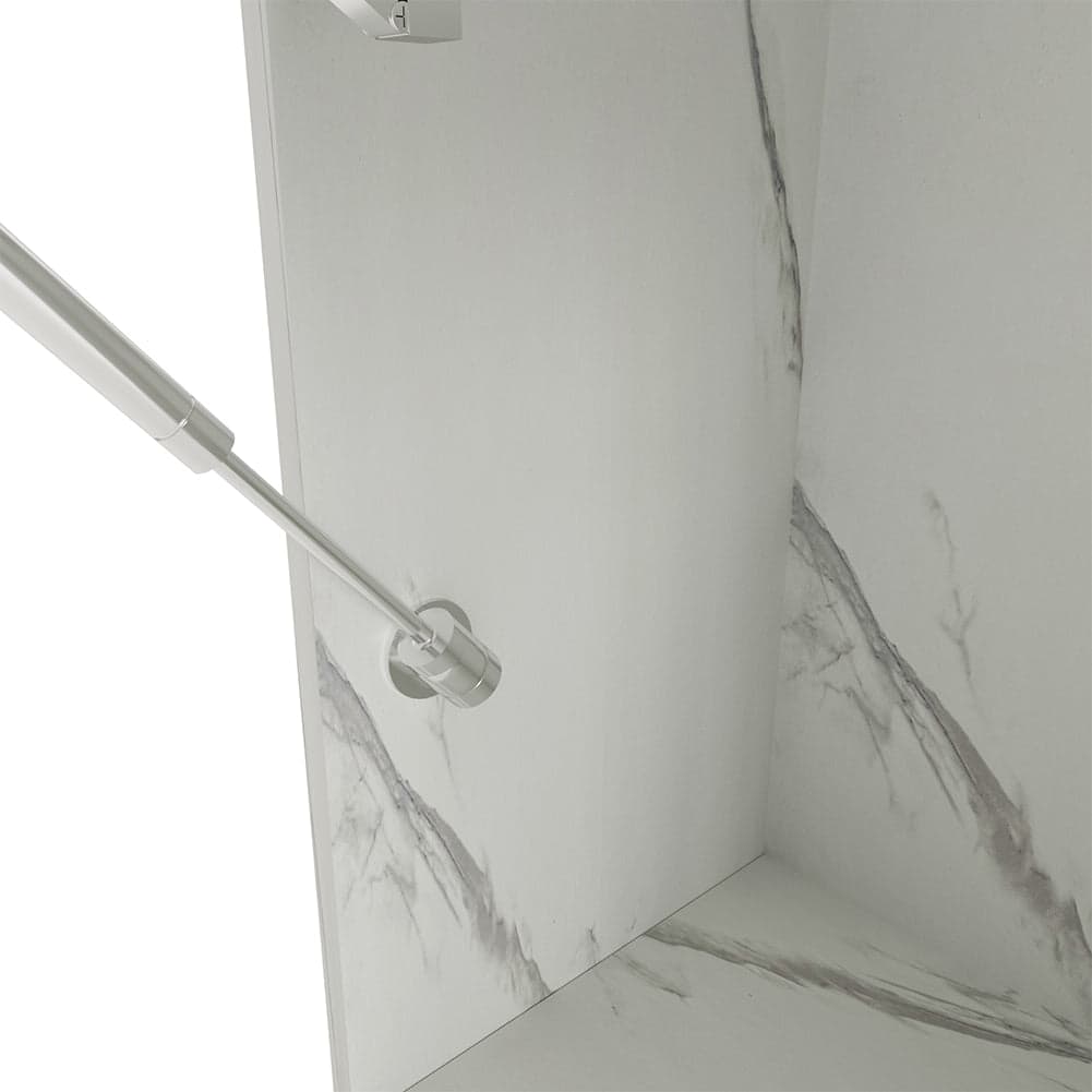 Pensile da Cucina Sopracappa Ribaltabile Sospeso da Parete Bianco Effetto Marmo in Mobili a muro Esplodia - Napoli, commercioVirtuoso.it