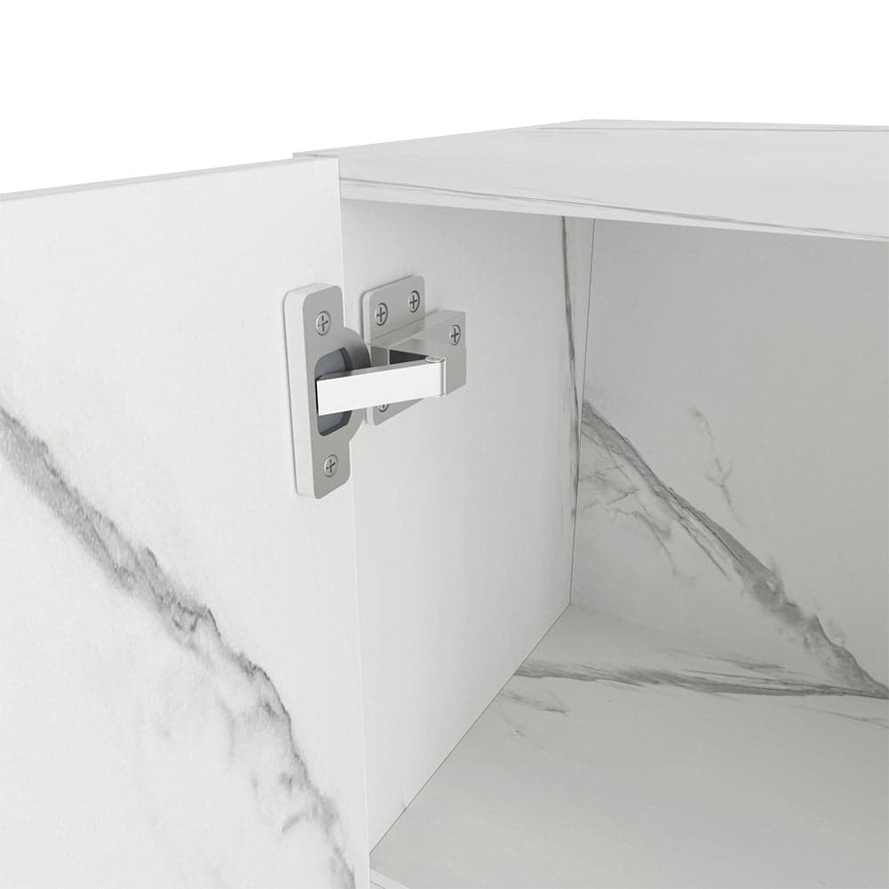 Pensile da Cucina Scolapiatti Sistema Raccogli Gocce Mobile Bianco Effetto Marmo in Mobili a muro Esplodia - Napoli, commercioVirtuoso.it