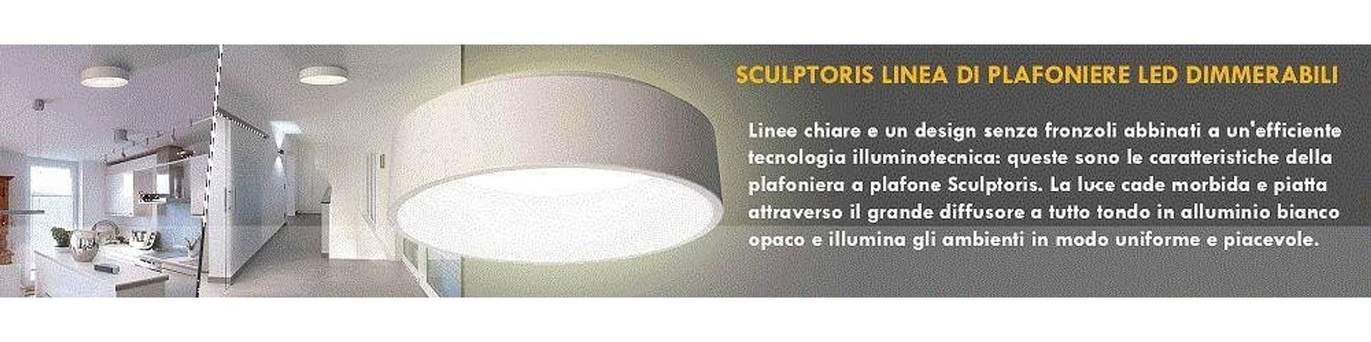 PLAFONIERA TONDA LED 30 W CCT 3000K 4000K LAMPADA SOFFITTO PARETE MURO LUCE 40CM in Plafoniere Trade Shop italia - Napoli, commercioVirtuoso.it