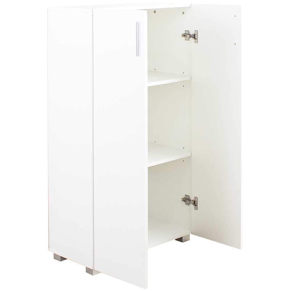 Mobile Armadietto Multiuso 3 Ripiani 2 Ante Design Moderno Casa Ufficio 115x60x31cm in Armadi Danyx - Casoria, commercioVirtuoso.it