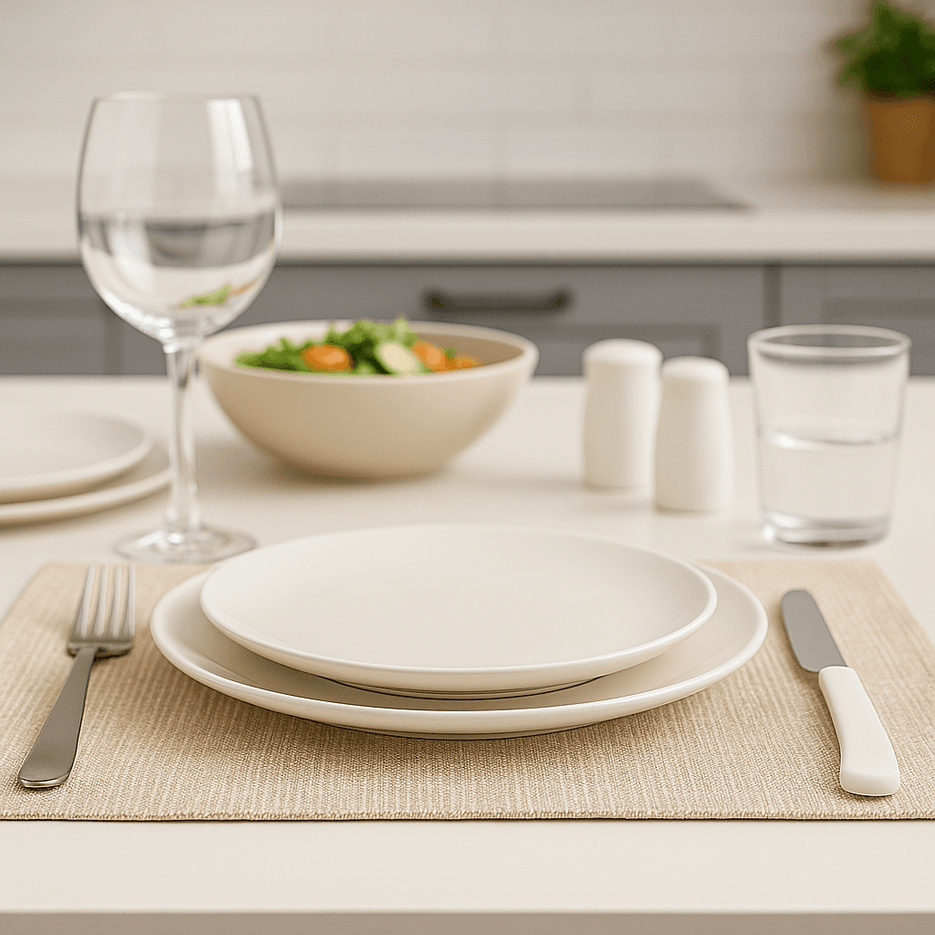 Coltelli da Tavola 24pz Manico in Polipropilene Doppia Affilatura 22cm Bianco in Coltelli da bistecca Danyx - Casoria, commercioVirtuoso.it