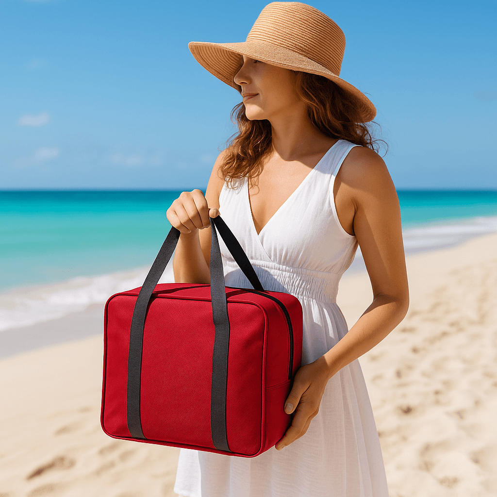 Kit 2 Borse Termiche 24LT 7LT Pratiche Salvaspazio Resistenti, Rosso in Borse frigo Danyx - Casoria, commercioVirtuoso.it