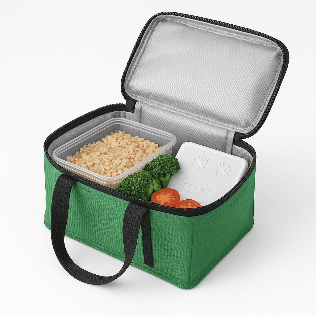 Kit Porta Pranzo Termico con Borsa Frigo Portatile con Accessori 15x22x17.5cm Salvaspazio in Borse frigo Danyx - Casoria, commercioVirtuoso.it