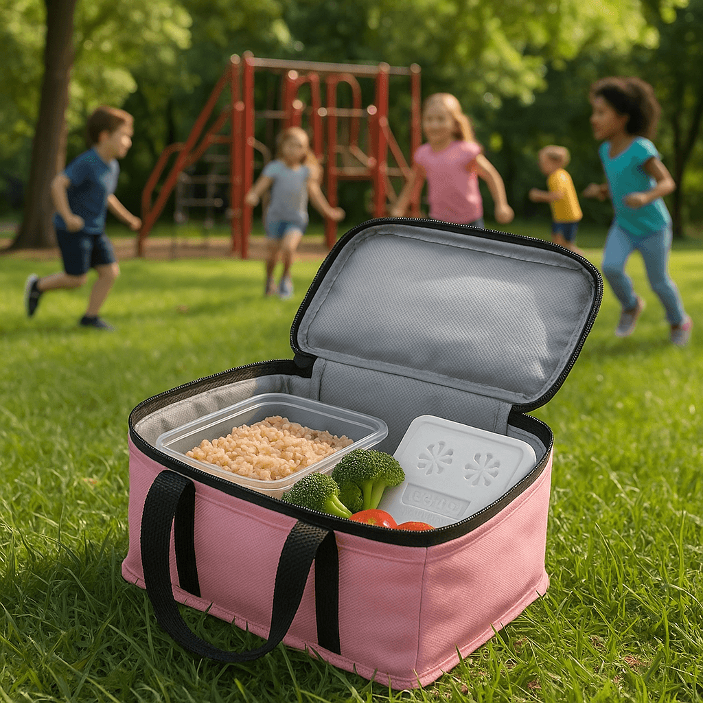 Kit Porta Pranzo Termico con Borsa Frigo Portatile con Accessori 15x22x17.5cm Salvaspazio in Borse frigo Danyx - Casoria, commercioVirtuoso.it