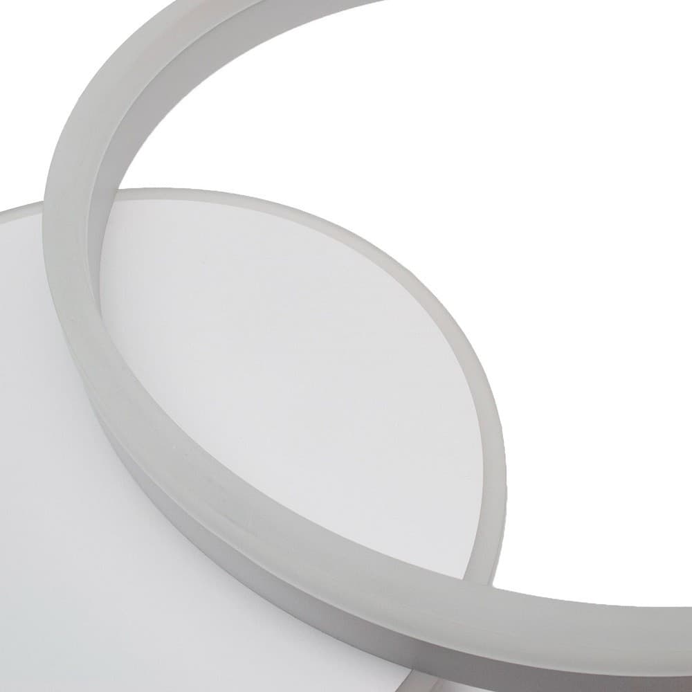PLAFONIERA LED 51 W CCT DA 3000K A 6500K DIMMERABILE CERCHI LUCE SOFFITTO PARETE in Plafoniere Trade Shop italia - Napoli, commercioVirtuoso.it