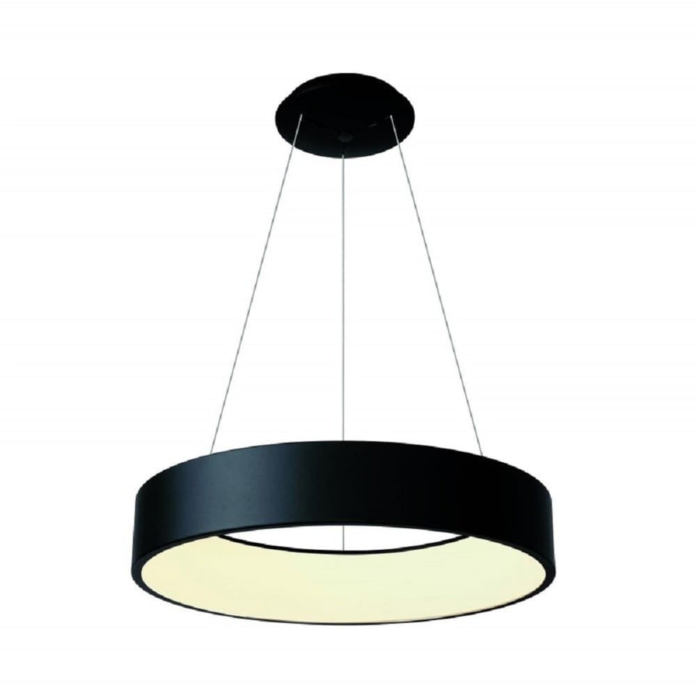 LAMPADA SOSPENSIONE LED 60W CCT PENDENTE CERCHIO LAMPADARIO MODERNO LUCE 230V 80CM in Lampade a sospensione Trade Shop italia - Napoli, commercioVirtuoso.it