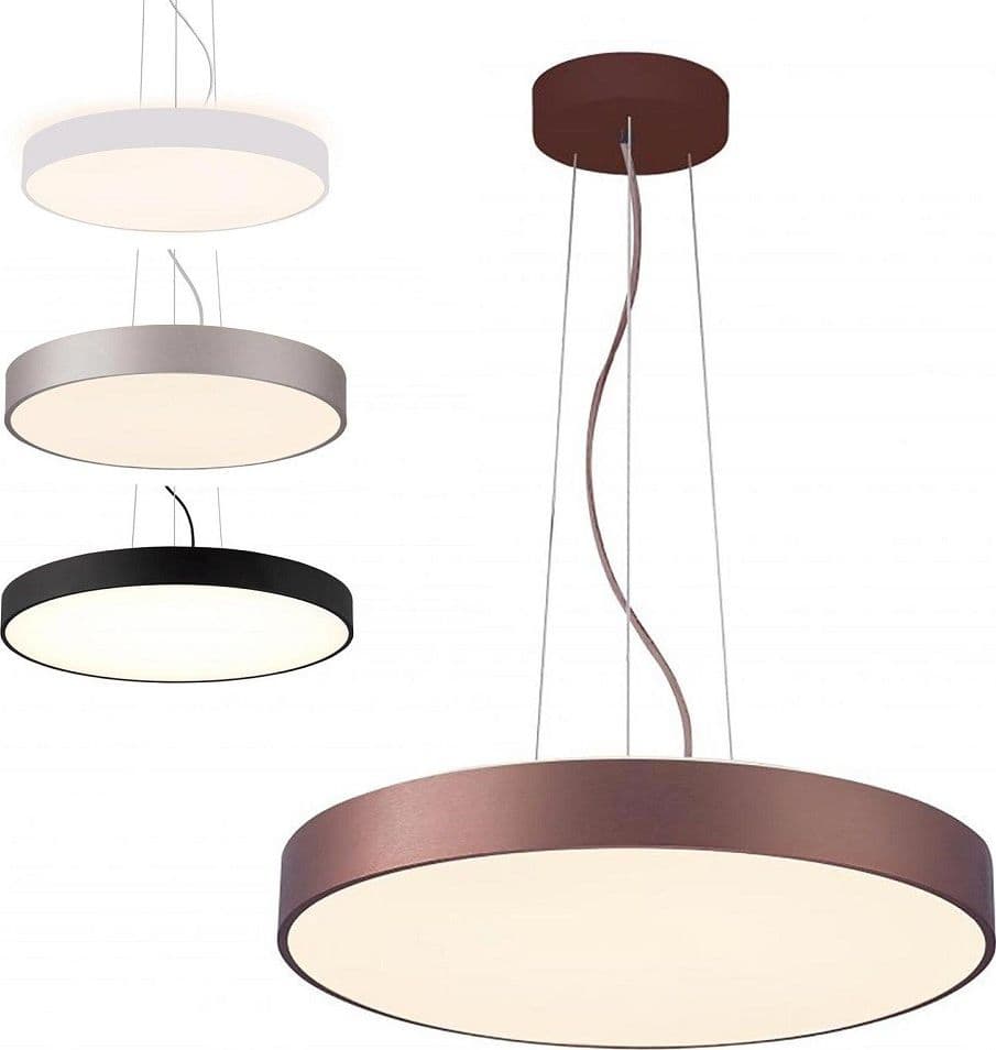 LAMPADARIO PENDENTE CERCHIO 60CM LED 65W LAMPADA UP DOWN MODERNA 2 TEMPERATURE LUCE in Lampade a sospensione Trade Shop italia - Napoli, commercioVirtuoso.it