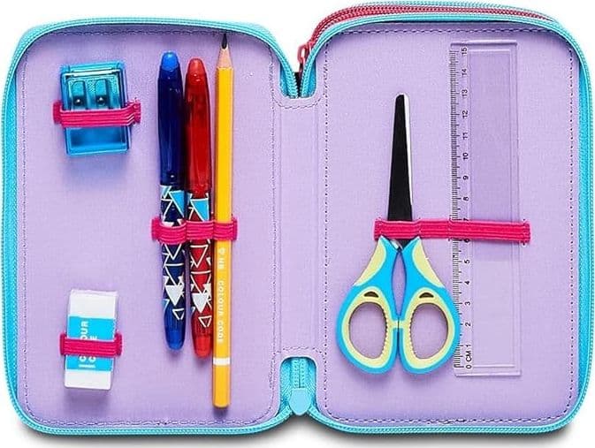 ASTUCCIO STITCH E LILO 3 ZIP PER SCUOLA ELEMENTARE COMPLETO DI ACCESSORI SEVEN in Astucci Trade Shop italia - Napoli, commercioVirtuoso.it