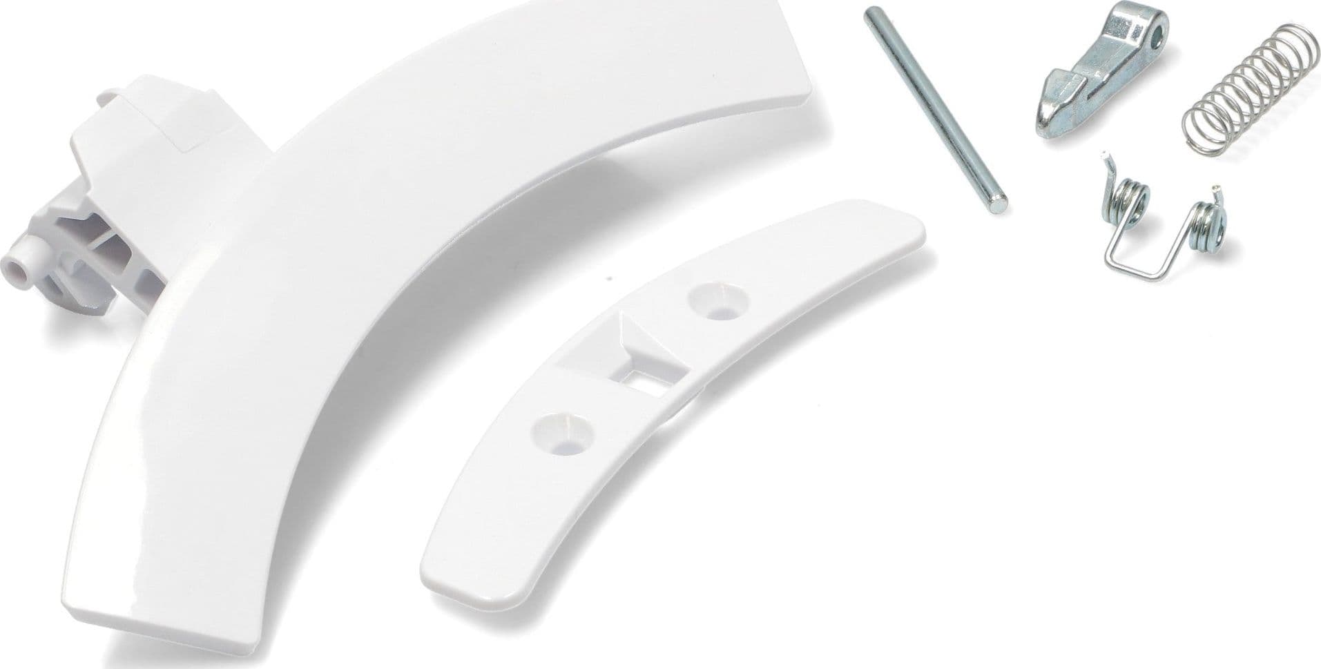 KIT MANIGLIA PORTA OBLÒ LAVATRICE REX AEG ELECTROLUX 4055137402 1327920185 in prodotto EuroStore07 - Alatri, commercioVirtuoso.it