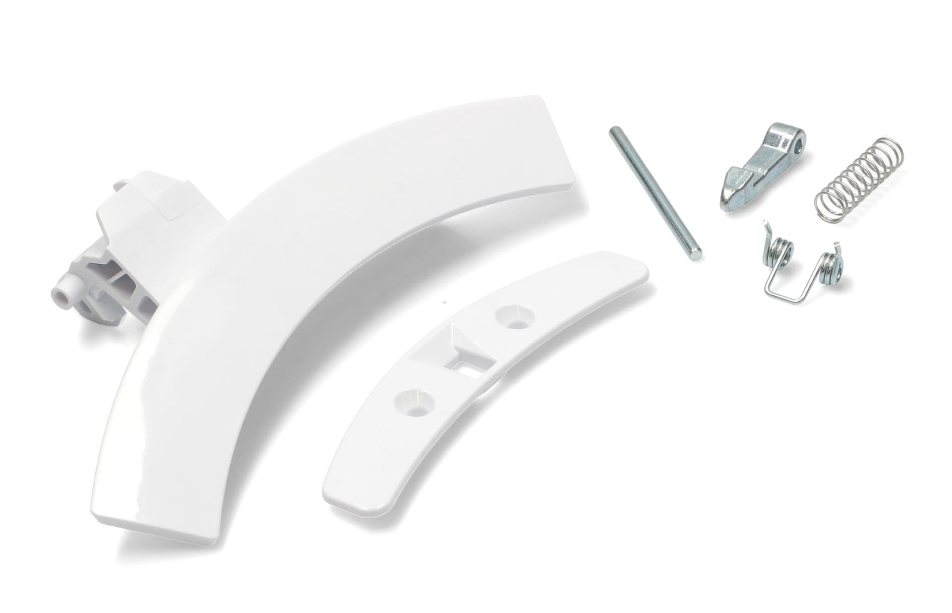 KIT MANIGLIA PORTA OBLÒ LAVATRICE REX AEG ELECTROLUX 4055137402 1327920185 in prodotto EuroStore07 - Alatri, commercioVirtuoso.it