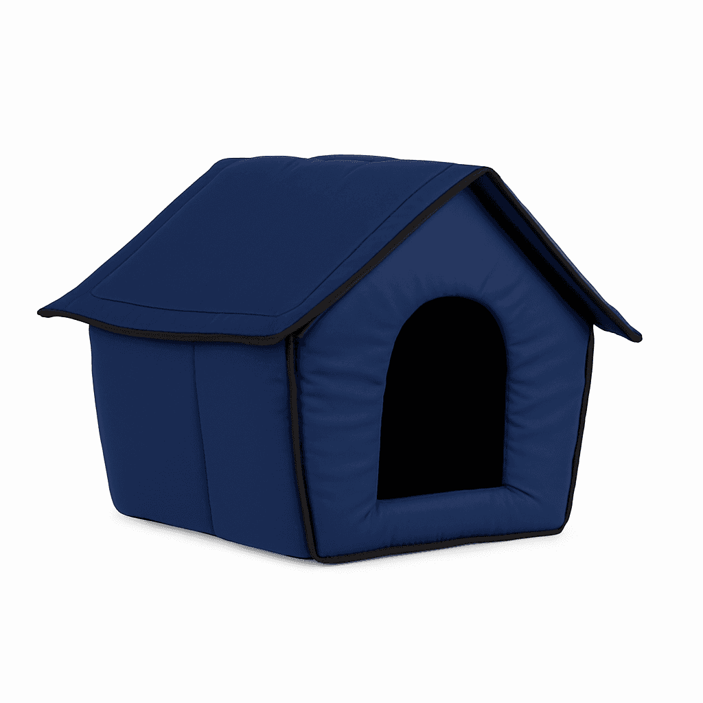 Casetta Pieghevole per Animali Domestici in Tessuto Blu 47x46x40cm Cani e Gatti in Recinti gioco Danyx - Casoria, commercioVirtuoso.it
