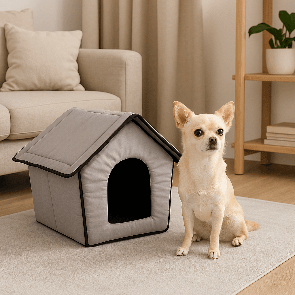 Casetta Pieghevole per Animali Domestici in Tessuto Grigio 43x43x36cm Cani e Gatti in Zaini Danyx - Casoria, commercioVirtuoso.it